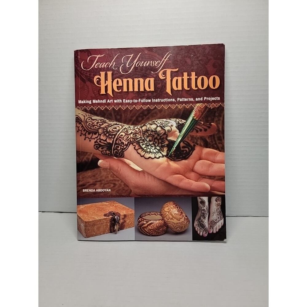 Teach Yourself‎ Henna Tattoo Book Beginner Guide Designs Techniques - Picture 11 of 13